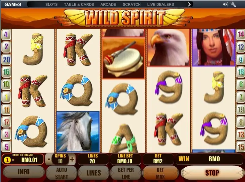 Wild Spirit on NTC33: four Q symbols framed in red for a win of RM3 at a bet of RM2, a WILD tile below them